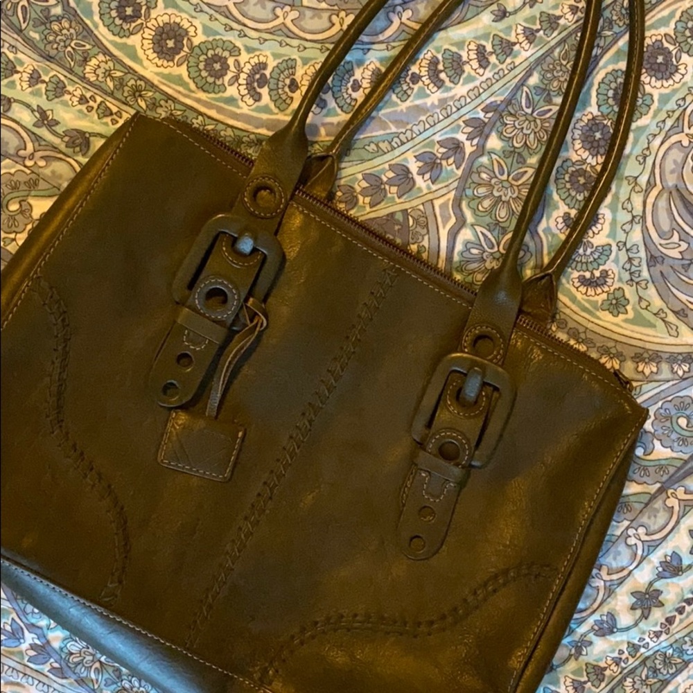 Via Spiga olive green gently used bag